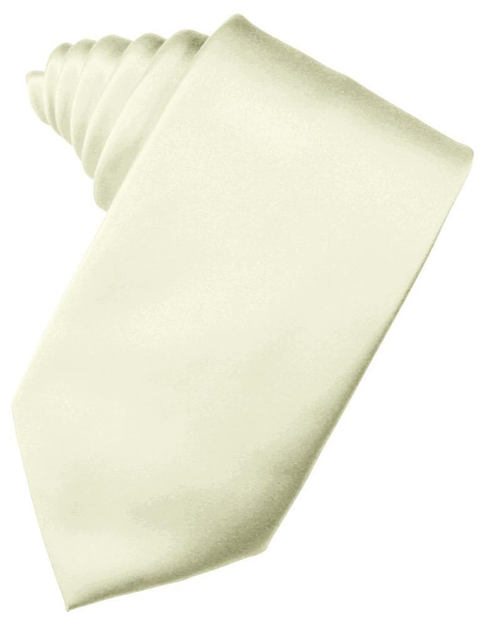 Ivory Noble Silk Necktie by Cristoforo Cardi