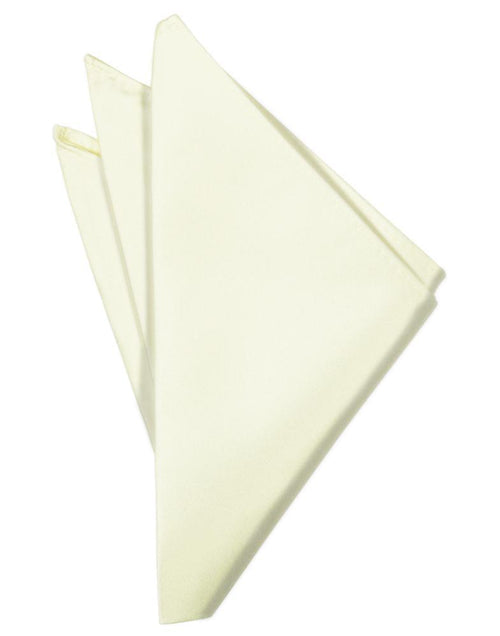 Ivory Noble Silk Pocket Square Cristoforo Cardi