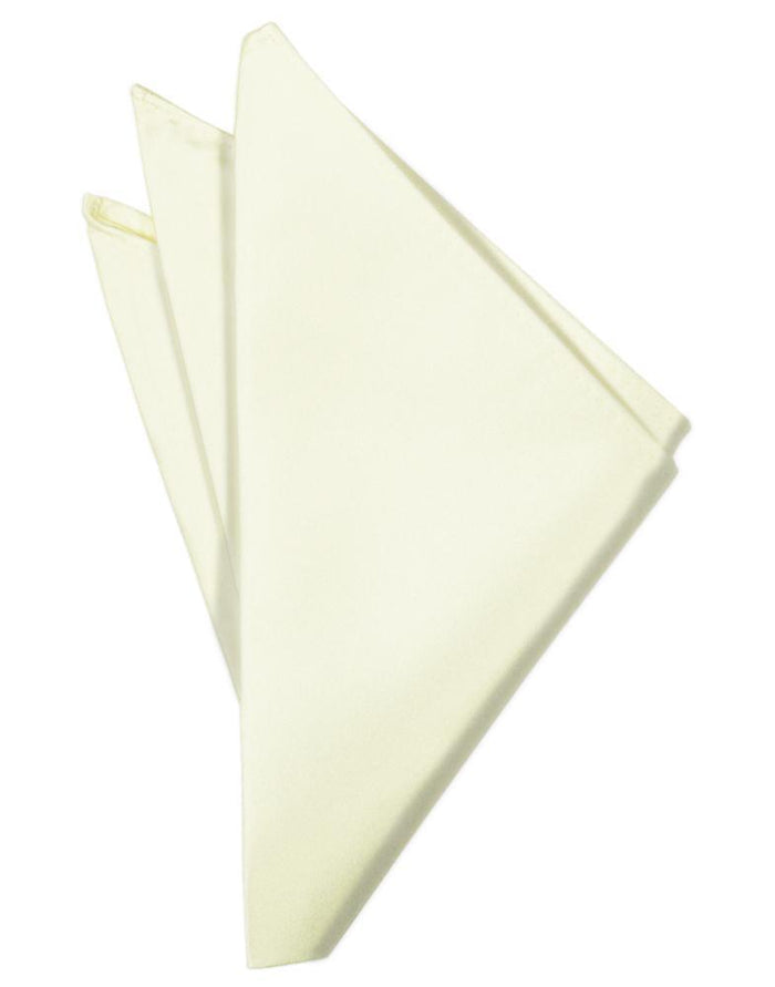 Ivory Noble Silk Pocket Square Cristoforo Cardi