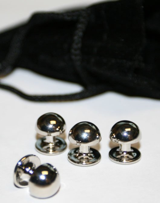 Silver Dome Studs by Cristoforo Cardi