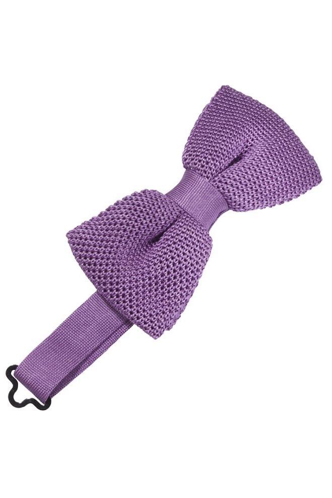 Wisteria Silk Knit Bow Tie by Cristoforo Cardi