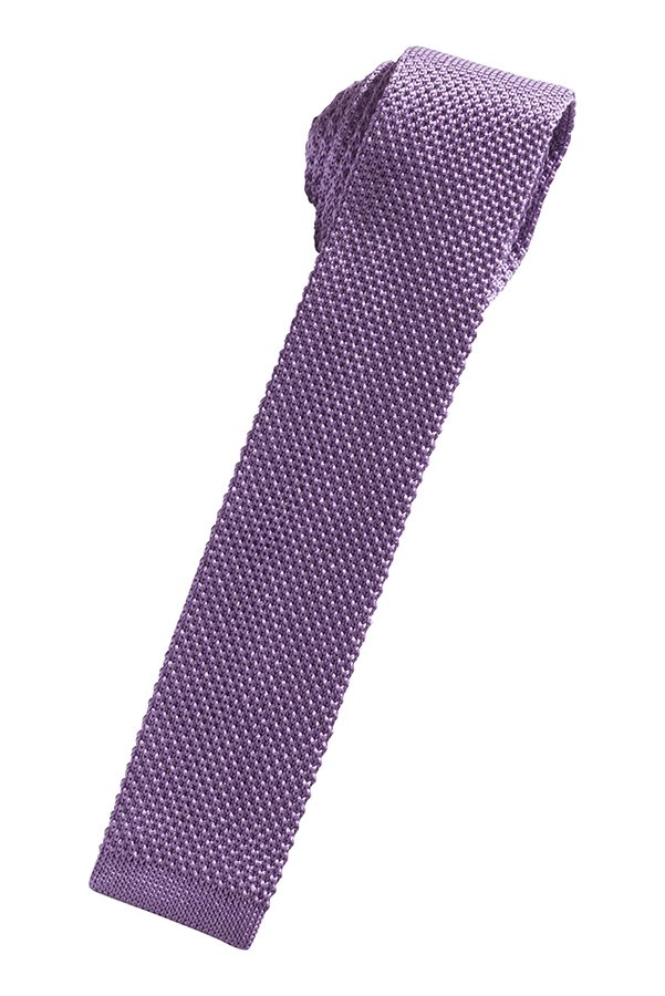Wisteria Silk Knit Necktie by Cristoforo Cardi