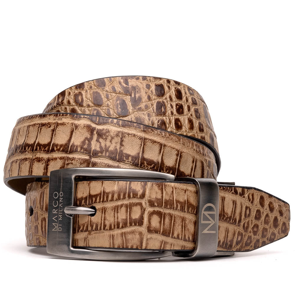 Marco Di Milano Riccardo Belt Rustic Orix Leather Shoe