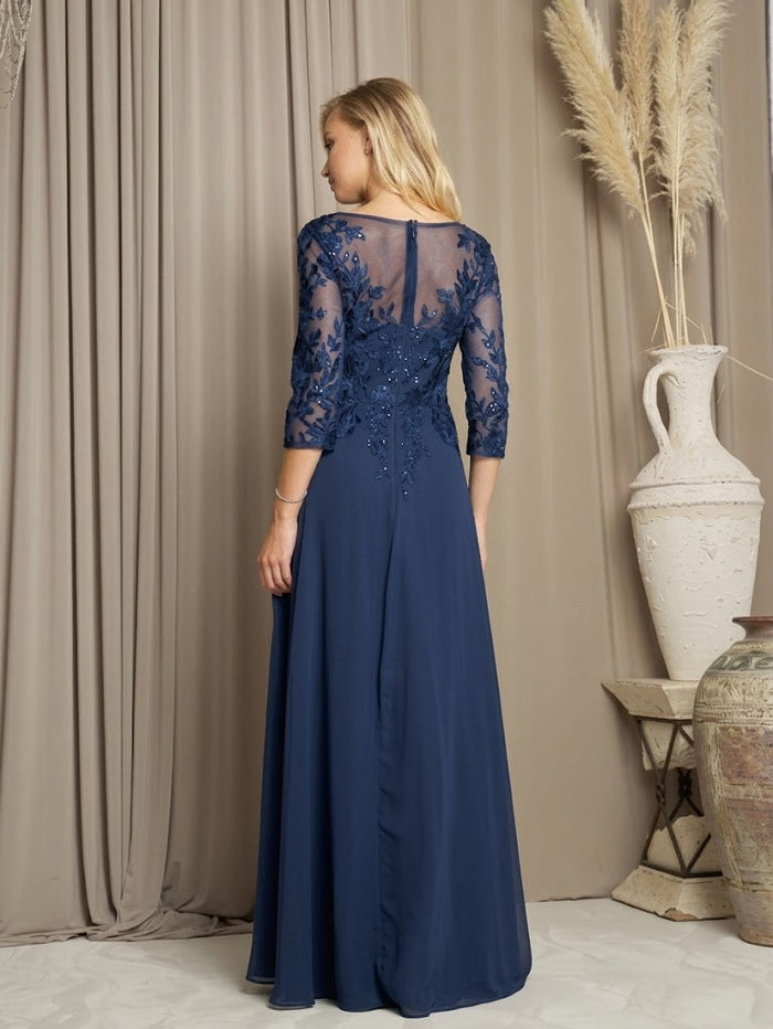 Eva USA 5258 Long A-Line Mother of the Bride Formal Dress