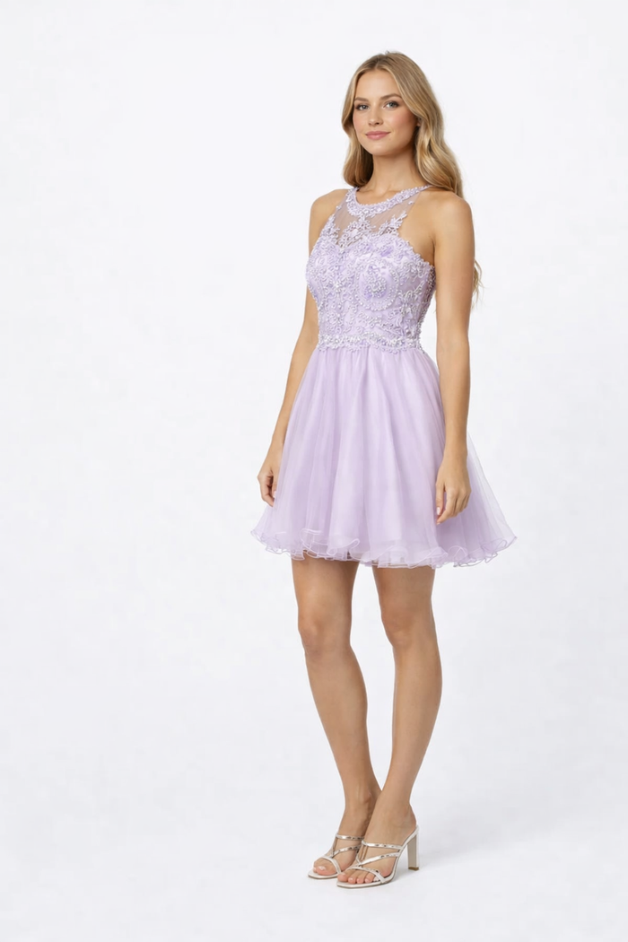 Nox Anabel B652 Lilac Dama Quinceanera Dress Quince Outfit