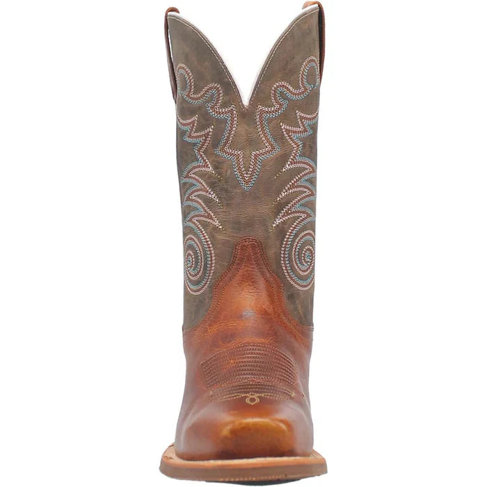 Dan Post Men's Cruz Genuine Leather Square Toe Boots - Honey by Dan Post Boots