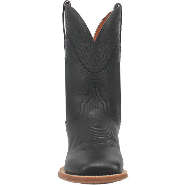 Dan Post Men's Milo Genuine Leather Square Toe Boots - Black Dan Post Boots