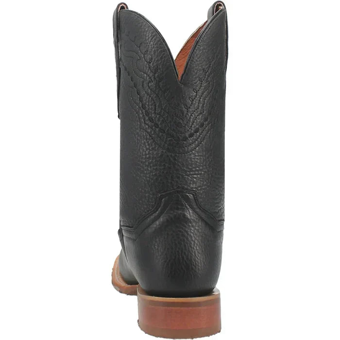 Dan Post Men's Milo Genuine Leather Square Toe Boots - Black Dan Post Boots