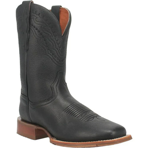 Dan Post Men's Milo Genuine Leather Square Toe Boots - Black Dan Post Boots