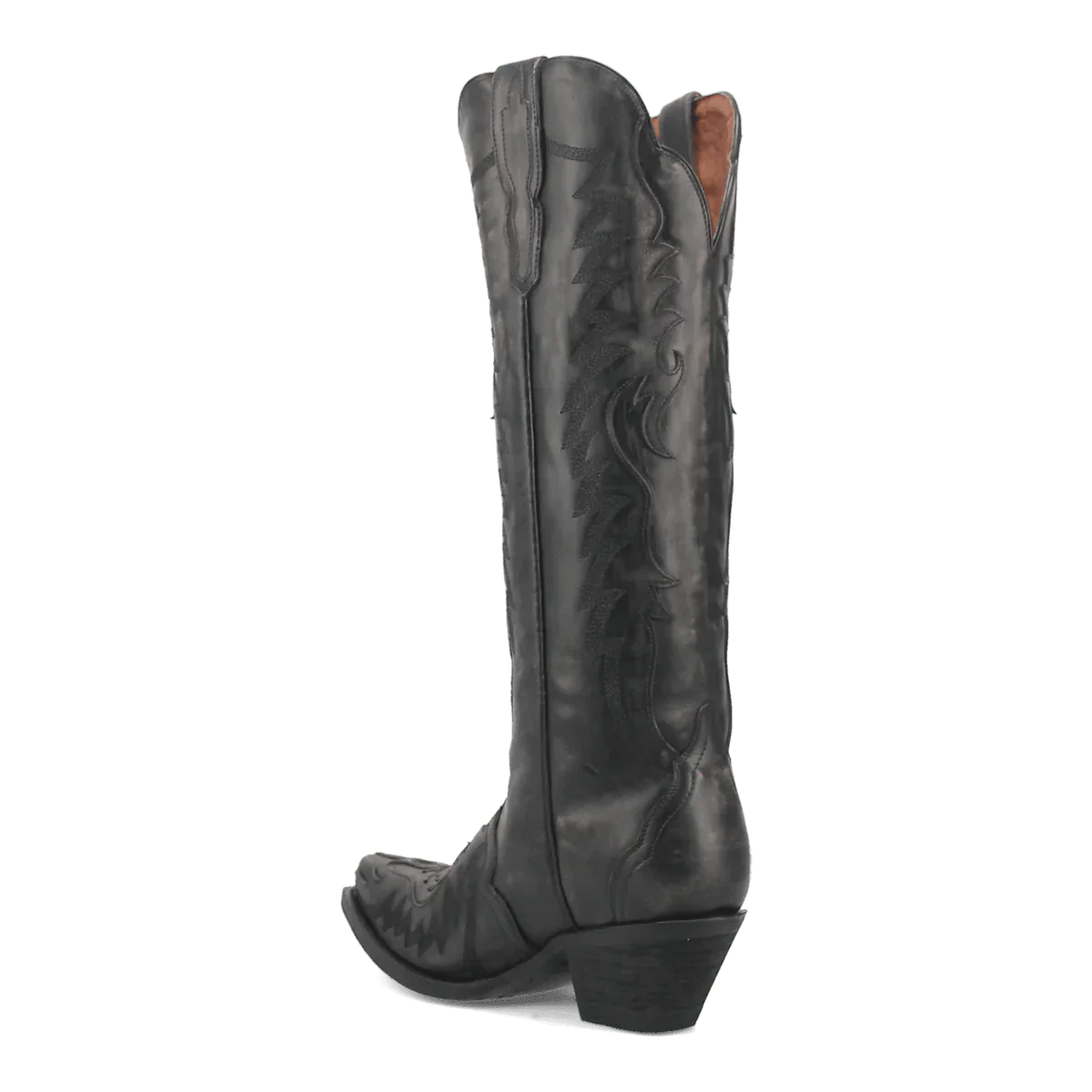 Dan Post Women's Hallie Snip Toe Leather Tall Boots - Black by Dan Post Boots