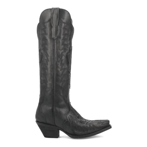 Dan Post Women's Hallie Snip Toe Leather Tall Boots - Black by Dan Post Boots