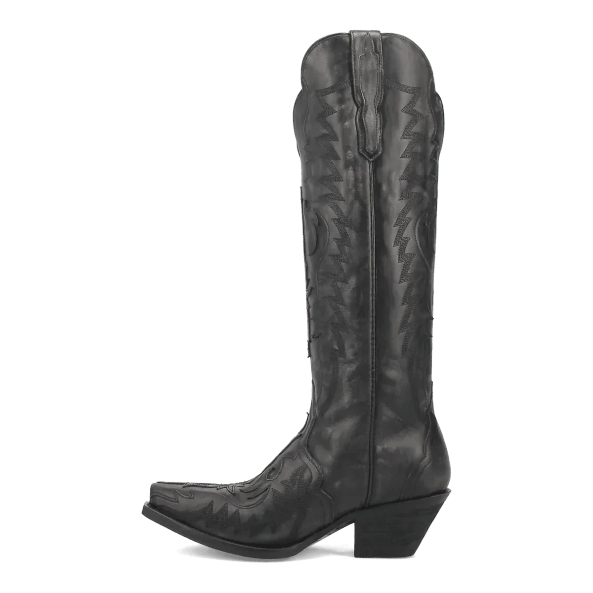 Dan Post Women's Hallie Snip Toe Leather Tall Boots - Black by Dan Post Boots
