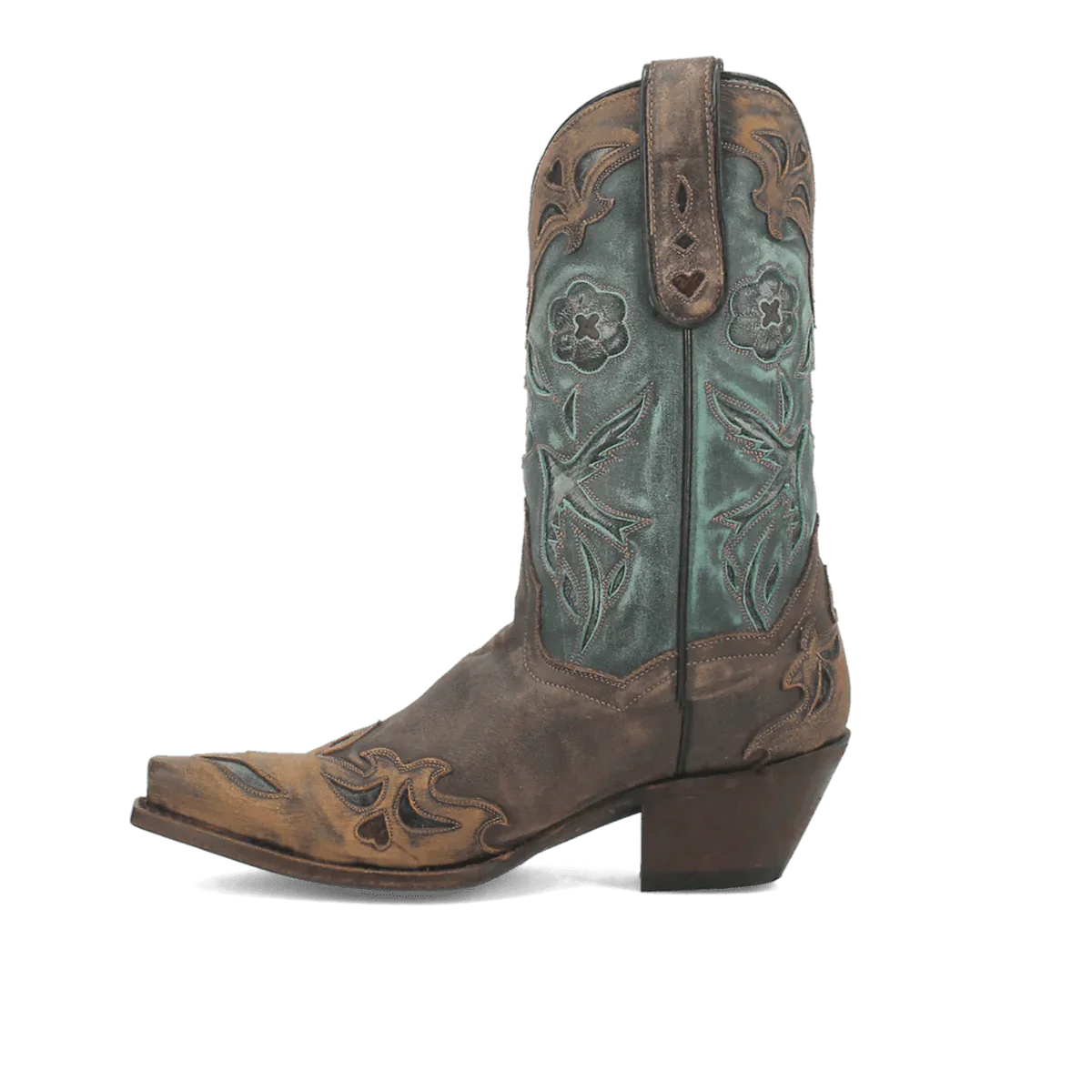 VINTAGE BLUEBIRD LEATHER BOOT