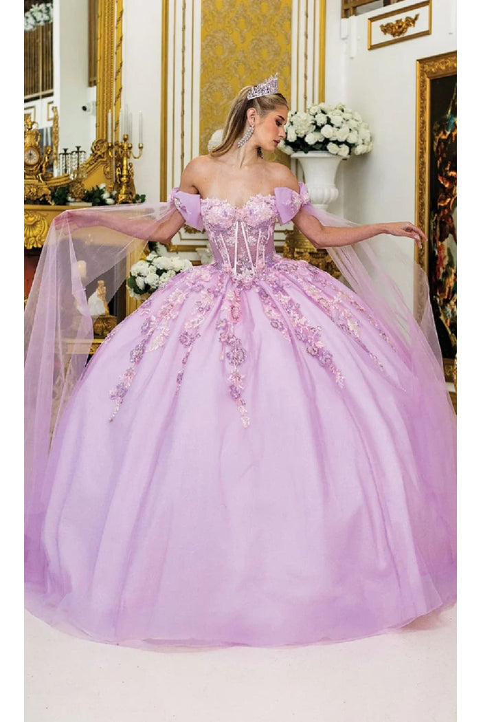 Dancing Queen Dresses DQ-5036 Quinceañera Gown Elegant Timeless & Stunning - Blush / XS - Dress