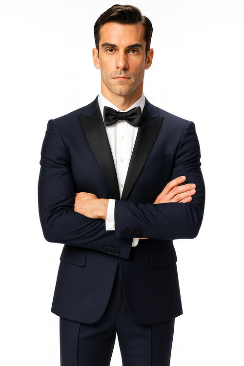 Dark Blue Prom Suit - Navy Blue Prom Suit