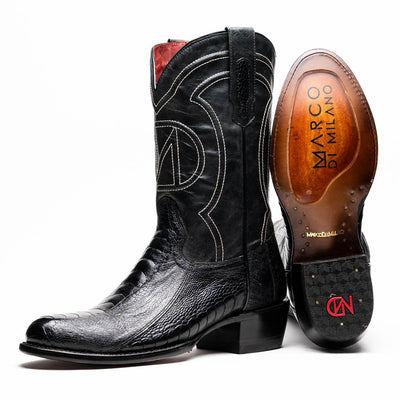 Marco Di Milano Denver Black Leather Oxford