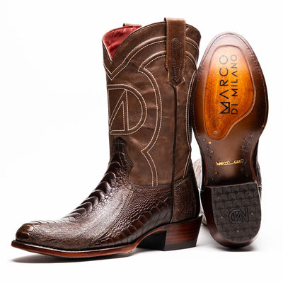 Marco Di Milano Denver Brown Leather Dress Shoe
