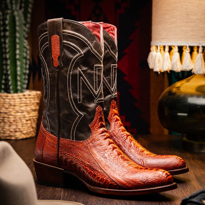 Marco Di Milano Denver Cognac Leather Oxfords