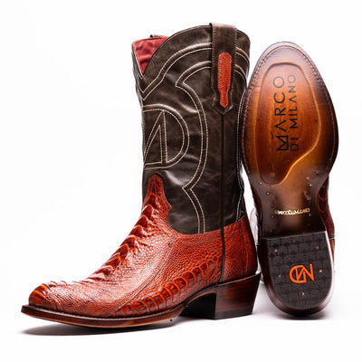 Marco Di Milano Denver Cognac Leather Oxfords