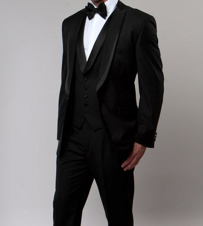 Groomsmen Tuxedo - Groom Tuxedo - Wedding Tuxedo in Blue or Blue or Burgundy or Red or White or 10 Other colors