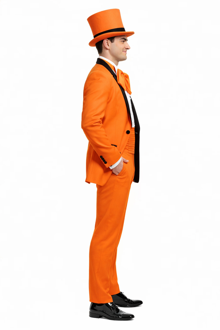 Dumb and Dumber Light Blue Tuxedo Costume for Men with Matching Top Hat - Classic 90s Party and Halloween Suit by USA Men's Outlet