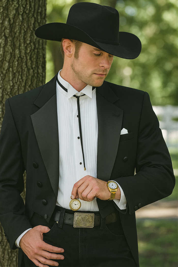 Country Tuxedos For Weddings Mens Black Traje Vaquero Suit & Tuxedo mensusain