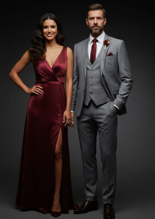 Effetti Suit Designer - 2 button Notch Lapel slim fit EF2N+V-8129 LIGHT GREY