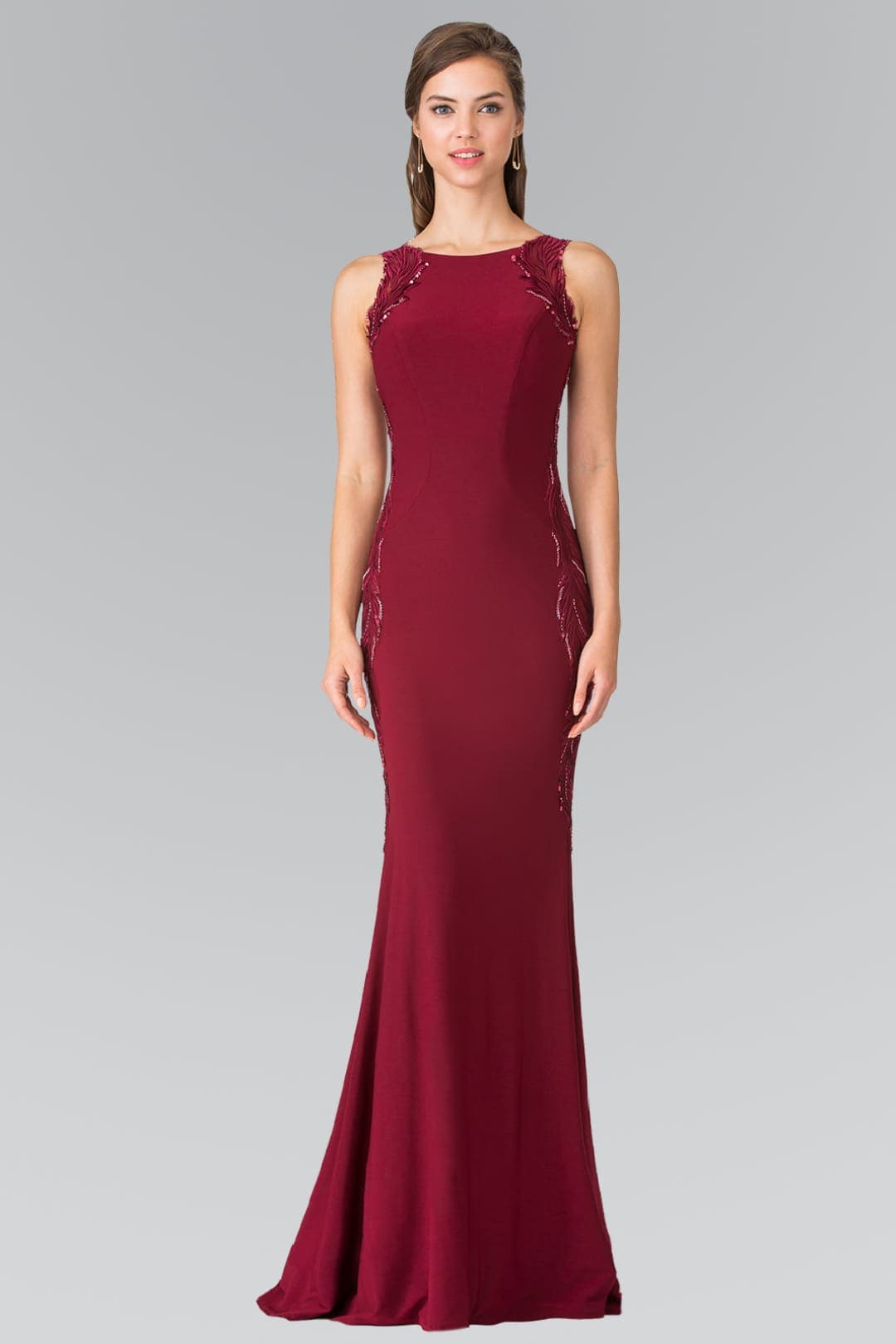 Open Back Long Evening Dress by Elizabeth KGL2222