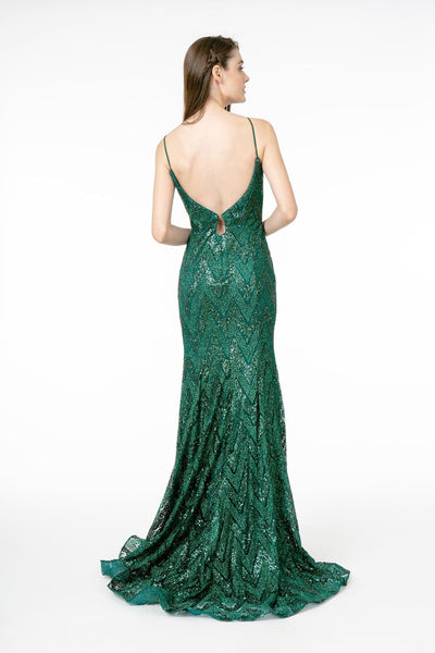 Sequin Mermaid Gown by Elizabeth KGL2950