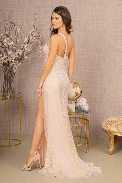 Sequin One Shoulder Dress by Elizabeth KGL3133