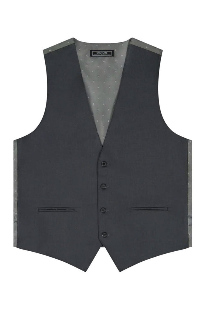 Charcoal Embassy Vest by Couture 1910