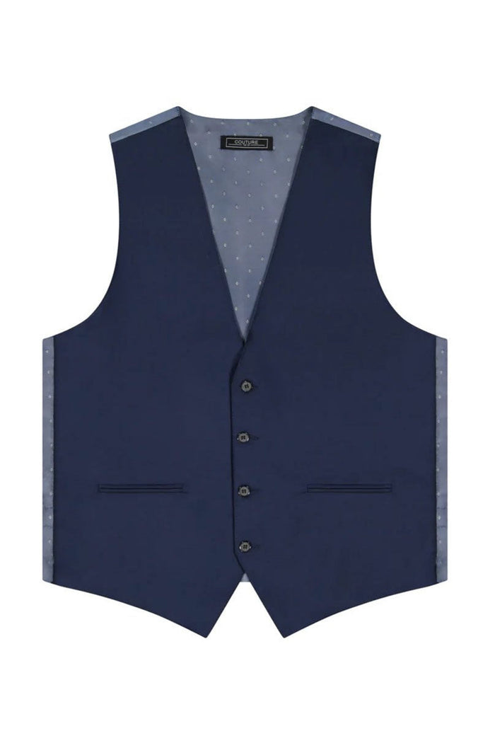 Navy Embassy Vest by Couture 1910