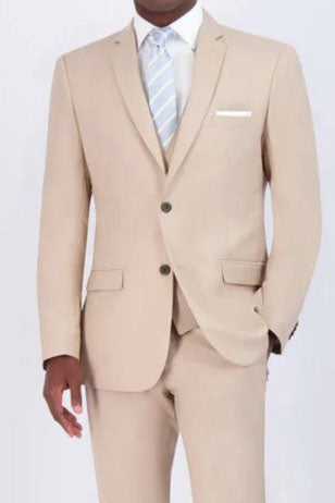 Tan Embassy Vest by Couture 1910