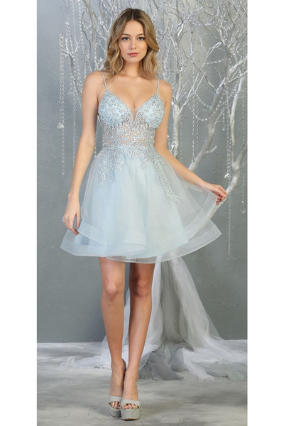 Dama Dresses for Quinceanera in Baby Blue Style MQ1816 Quince Outfit