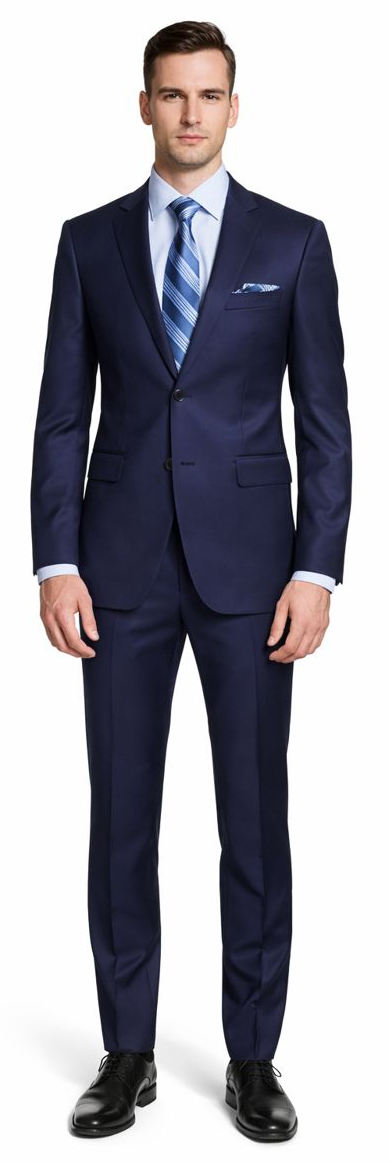 ENZO 150’s Super Wool 2-Button Suits in 6 Solid Colors by Usamensoutlet