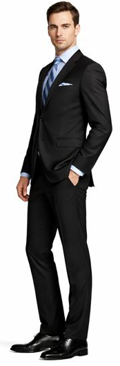 ENZO 150’s Super Wool 2-Button Suits in 6 Solid Fabrics Colors by Usamensoutlet
