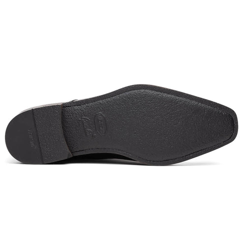 Zelli Enzo Classic Cap Toe Dress Shoes Crafted in Grey Calfskin