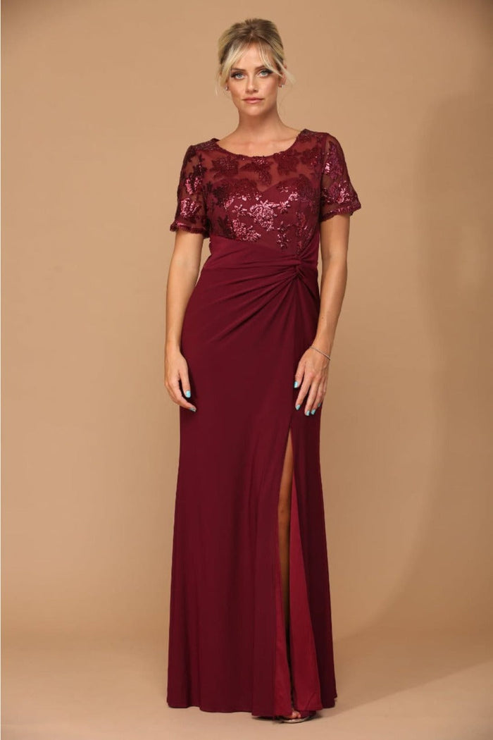 Eva USA 3439 Sequin Mother of the Bride Dress