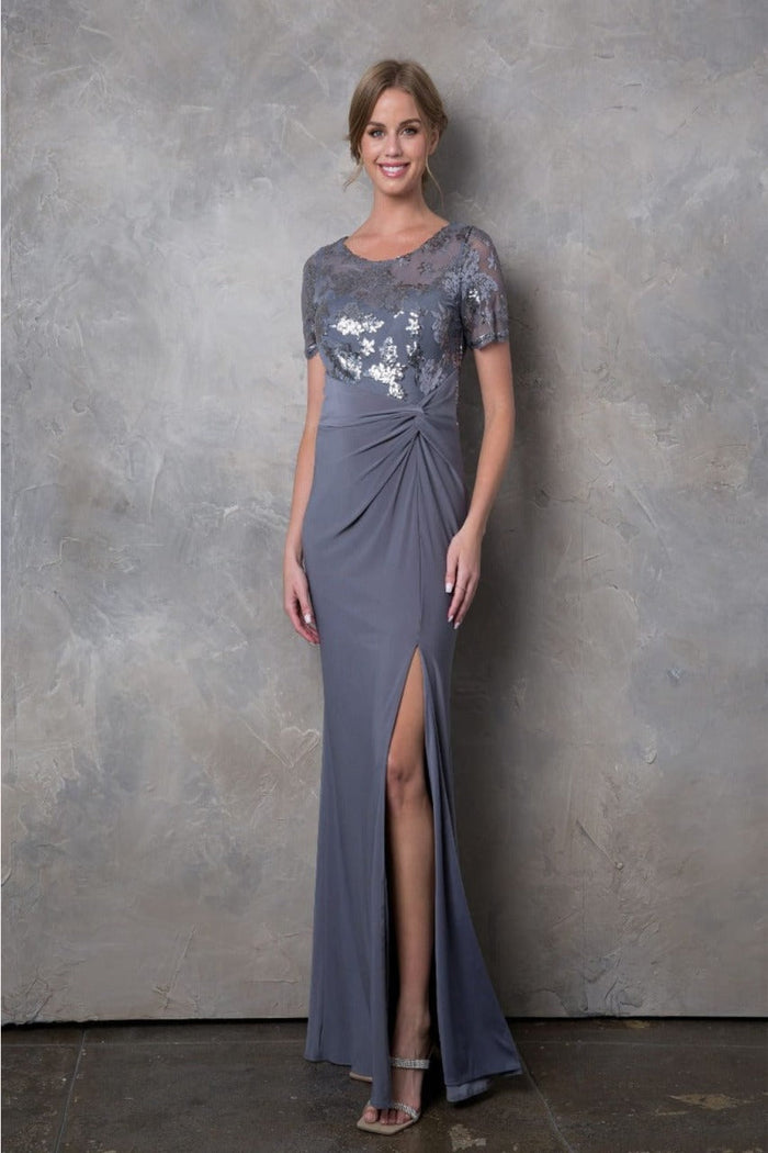 Eva USA 3439 Sequin Mother of the Bride Dress