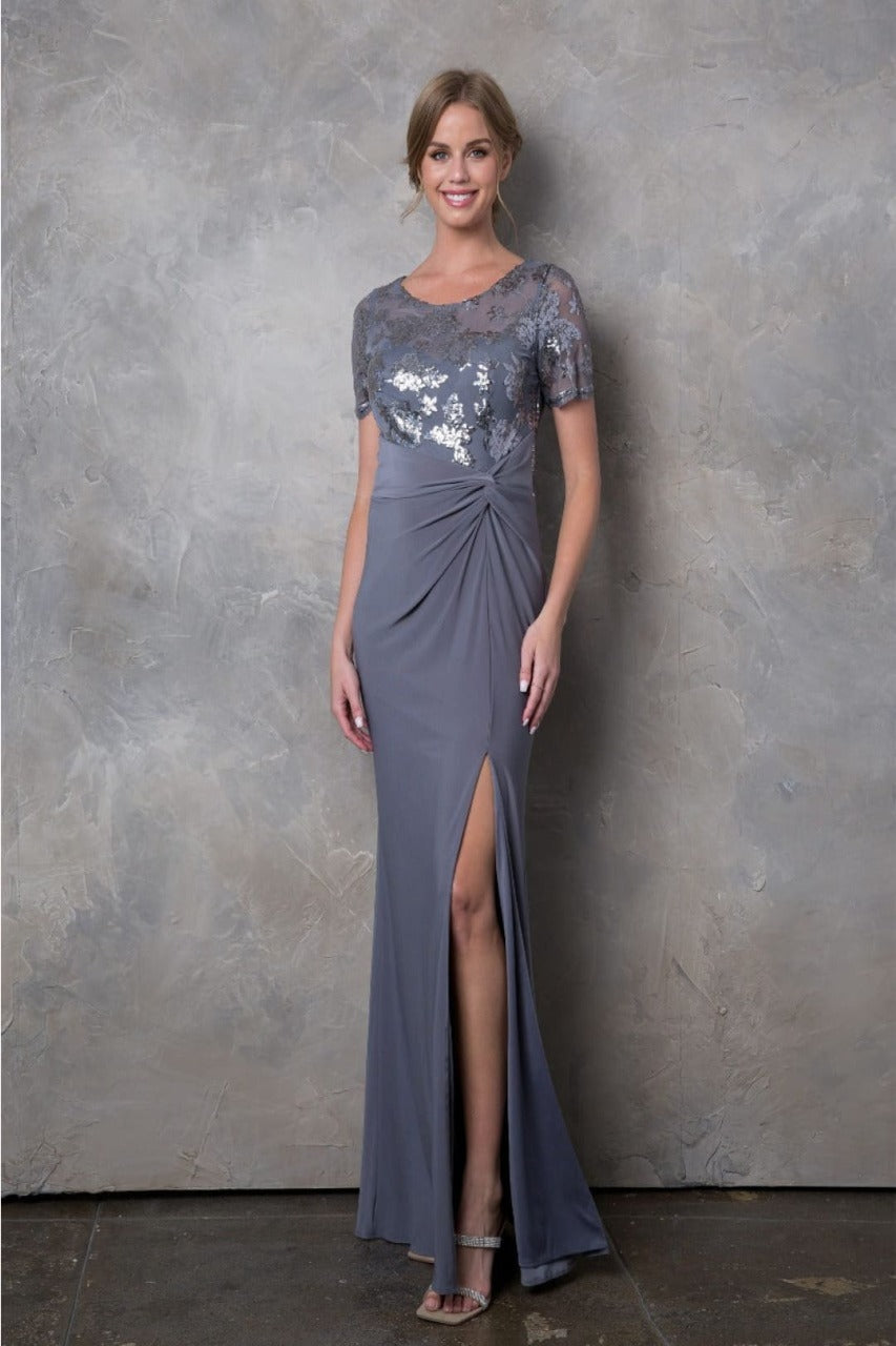 Eva USA 3439 Sequin Mother of the Bride Dress