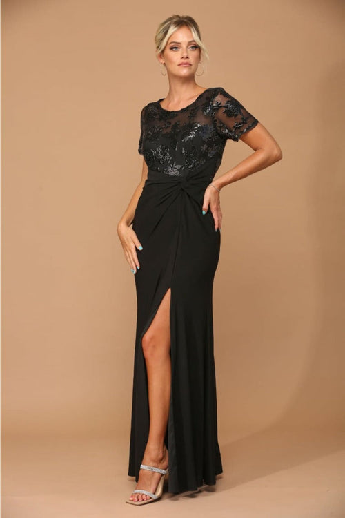 Short Sleeve Mother of the Bride Gown by Eva USA – New Collection