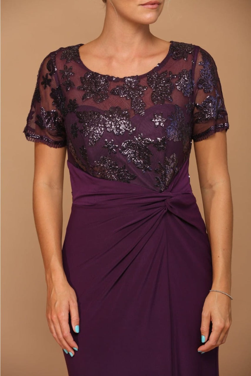Eva USA 3439 Sequin Mother of the Bride Dress
