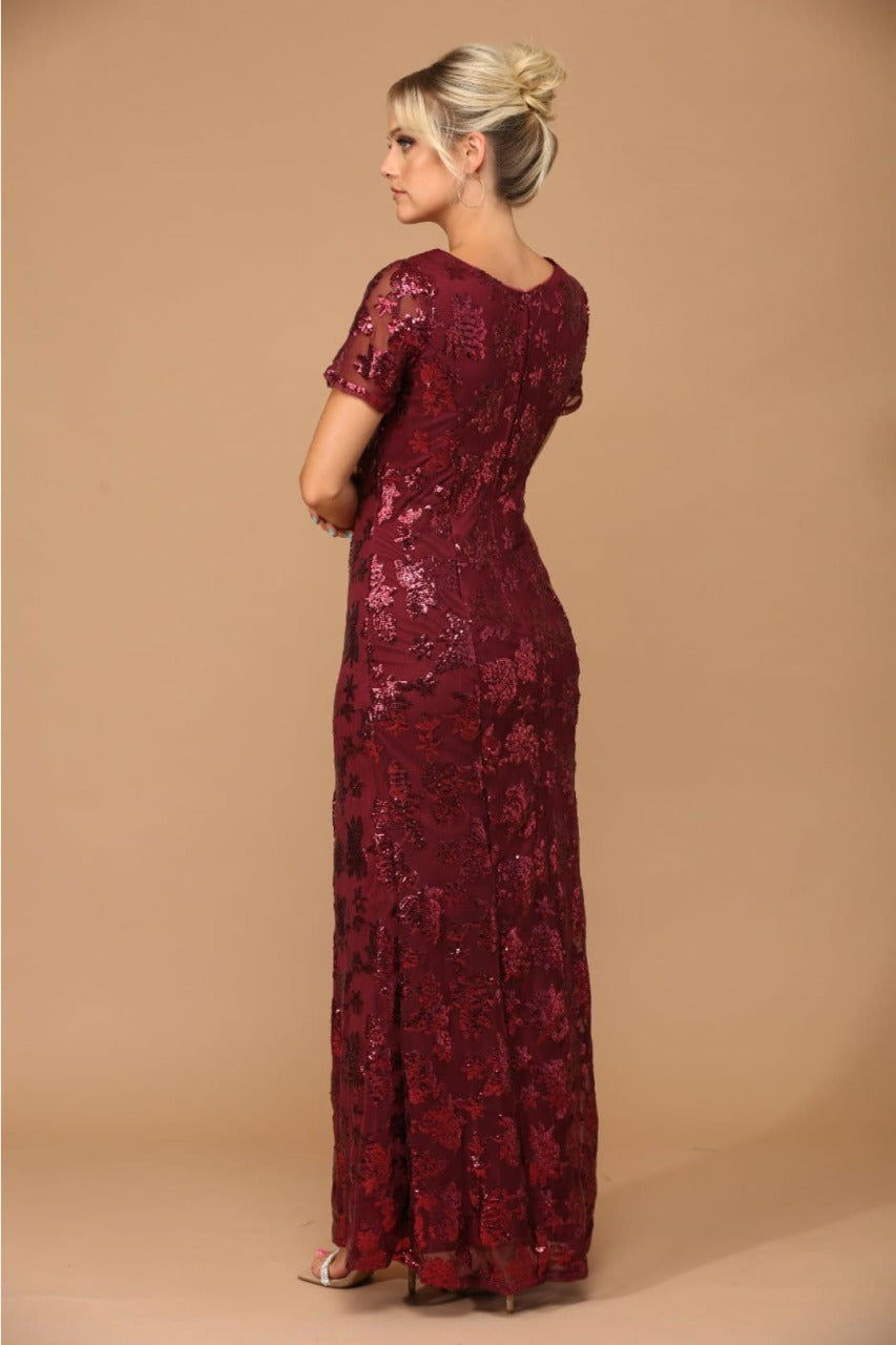Short Sleeve Mother of the Bride Gown by Eva USA – New Collection