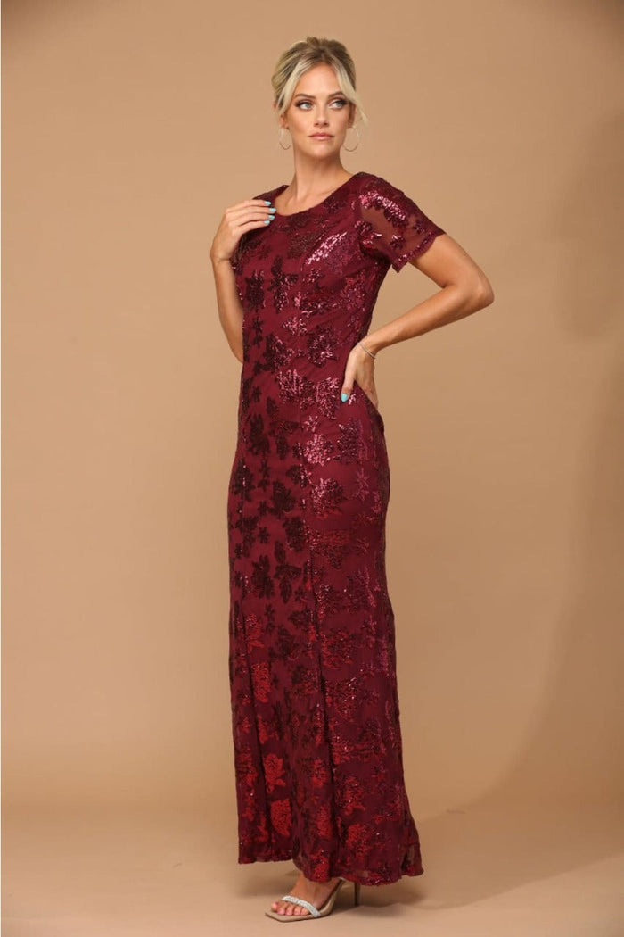 Short Sleeve Mother of the Bride Gown by Eva USA – New Collection