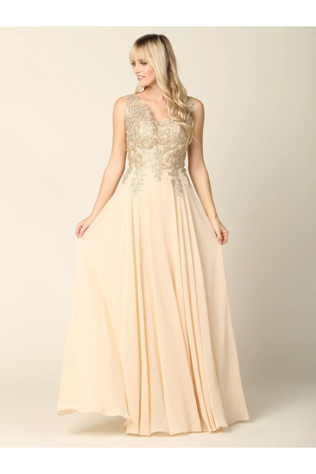 Eva USA 5233 Long Mother of the Bride Chiffon Formal Dress