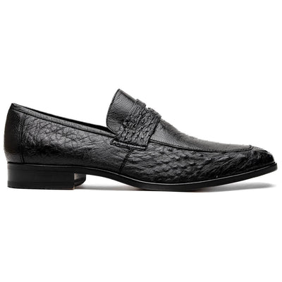 Marco_Di_Milano Fangio Black Leather Luxury Shoe