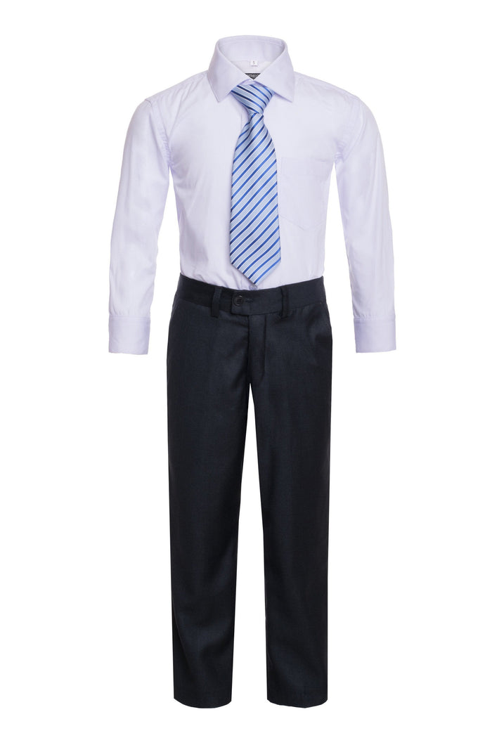 Jax Kids Charcoal Suit 5-Piece Set by Ferrecci