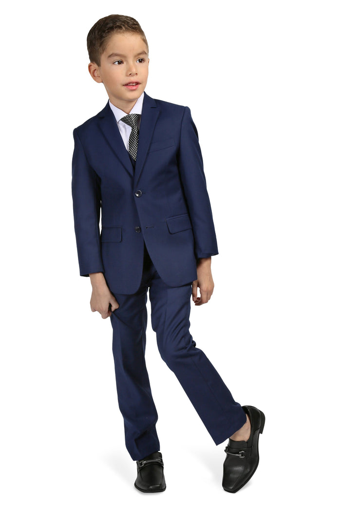 Jax Kids Indigo Suit 5-Piece Set by Ferrecci