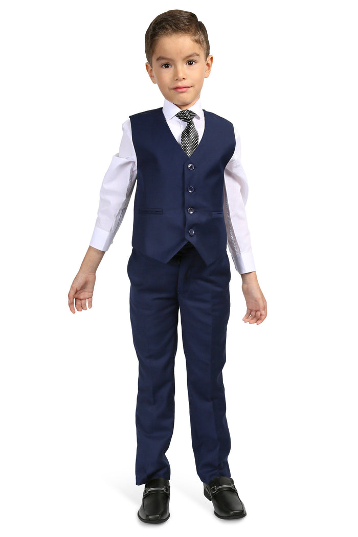 Jax Kids Indigo Suit 5-Piece Set by Ferrecci