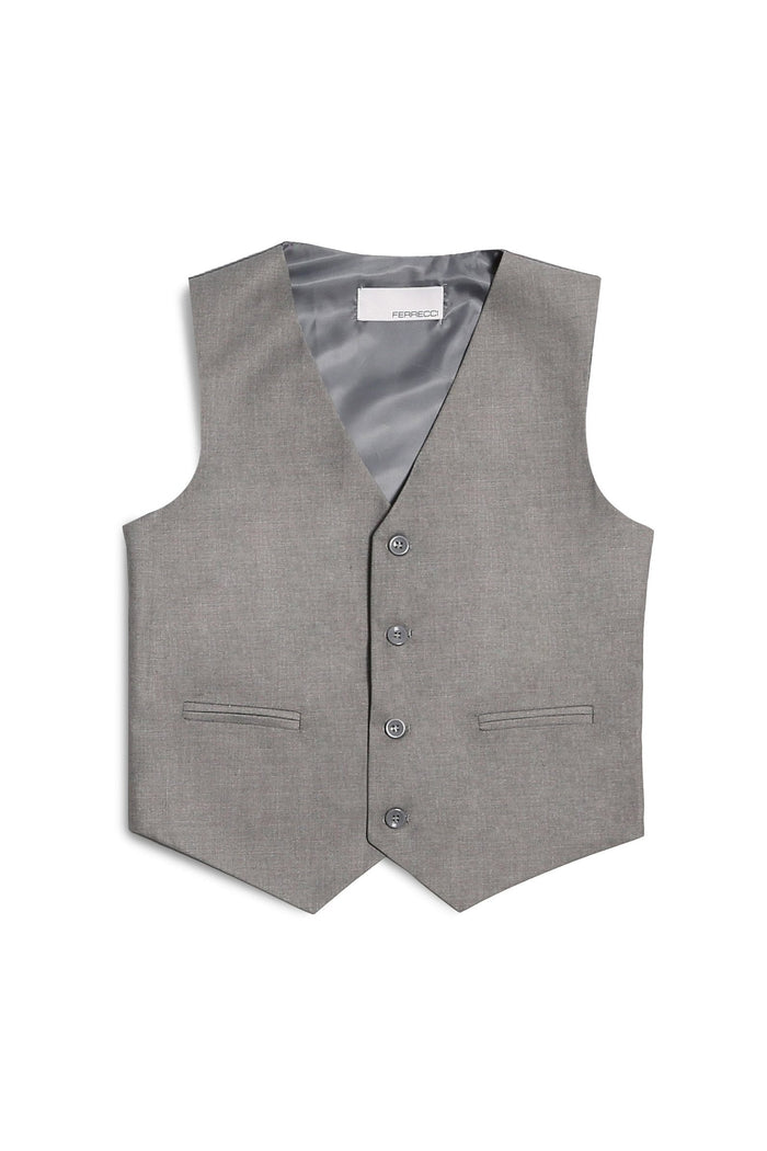 Jax Kids Light Grey Suit 5-Piece Set by Ferrecci